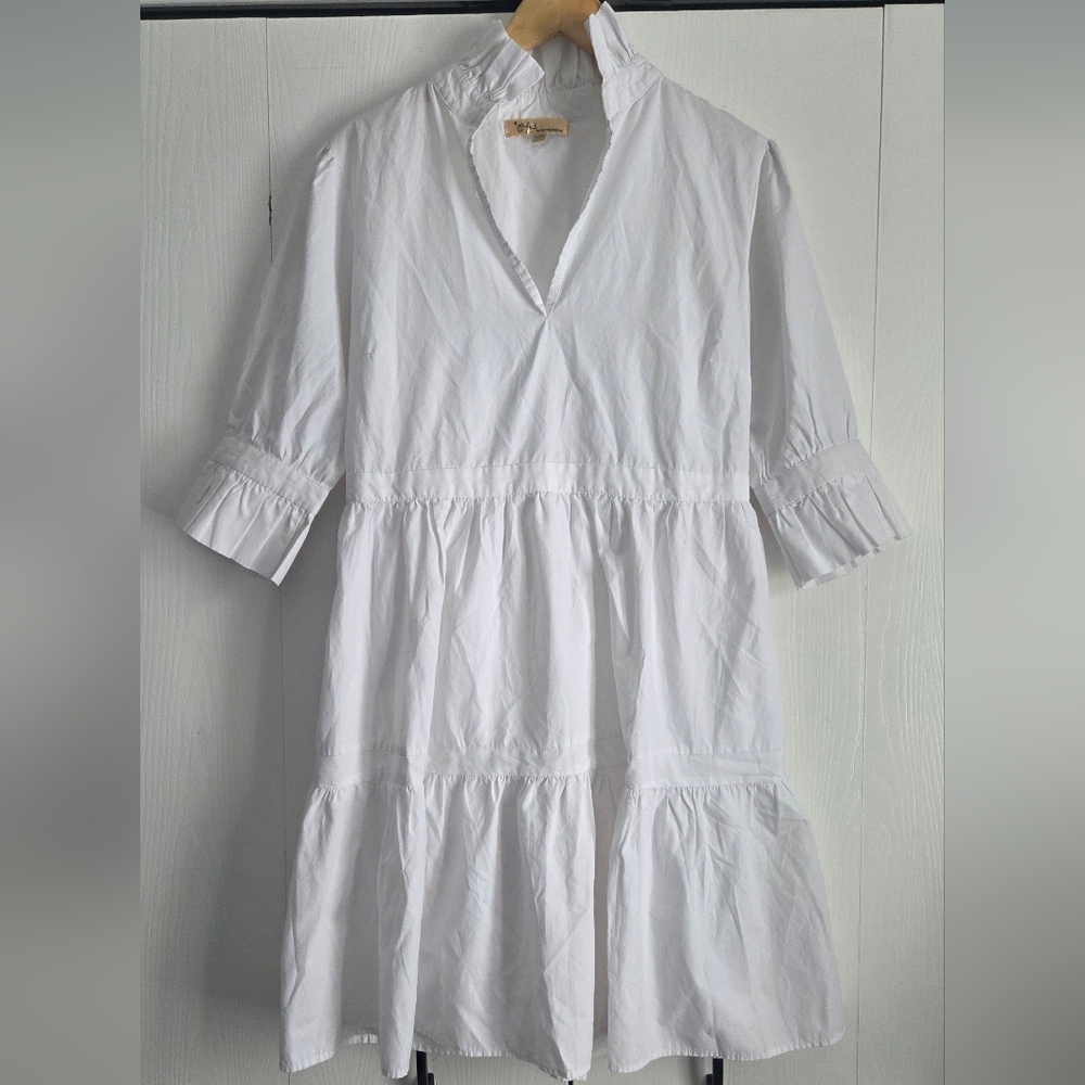Cyn By Cynthia Mehra White Dress L